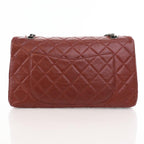 Red Leather Chanel Flap Bag