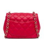 Red Leather Chanel Flap Bag