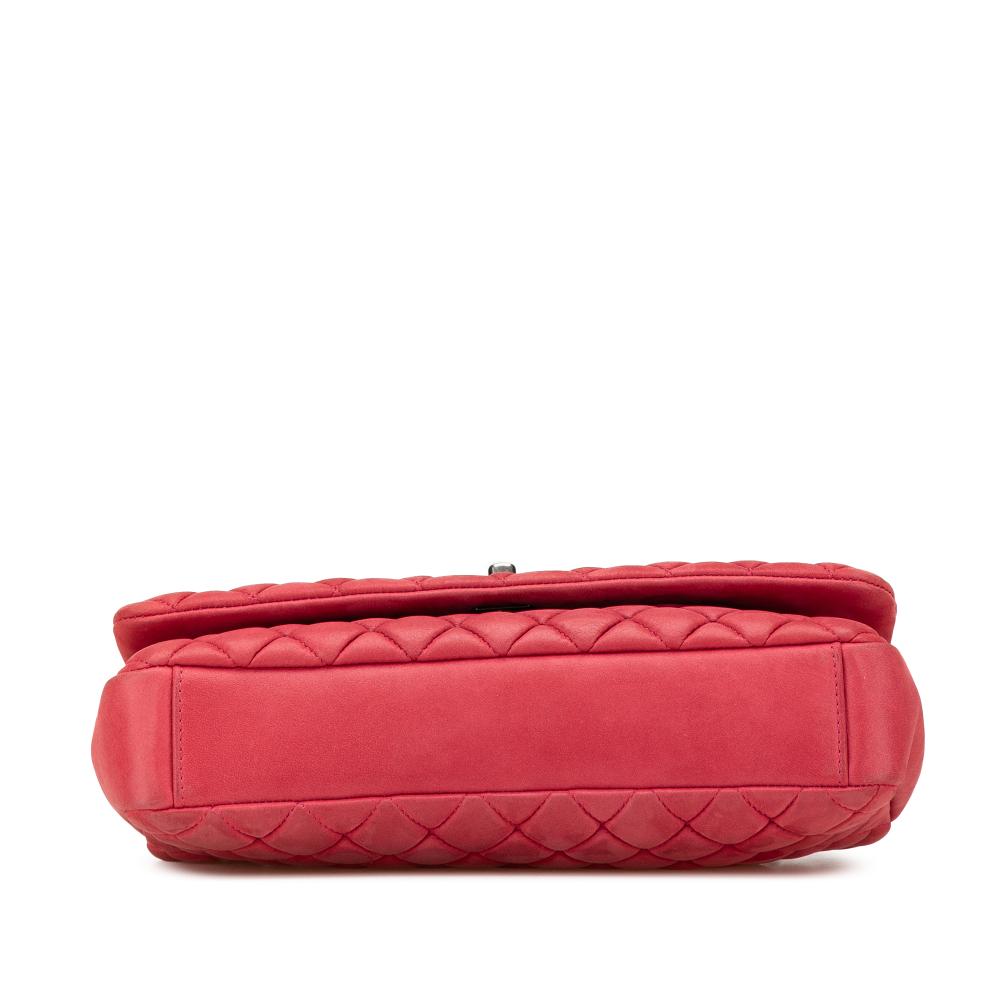 Red Leather Chanel Flap Bag