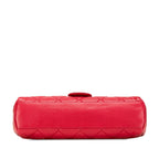 Red Leather Chanel Flap Bag
