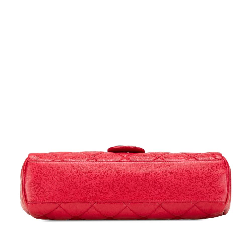 Red Leather Chanel Flap Bag
