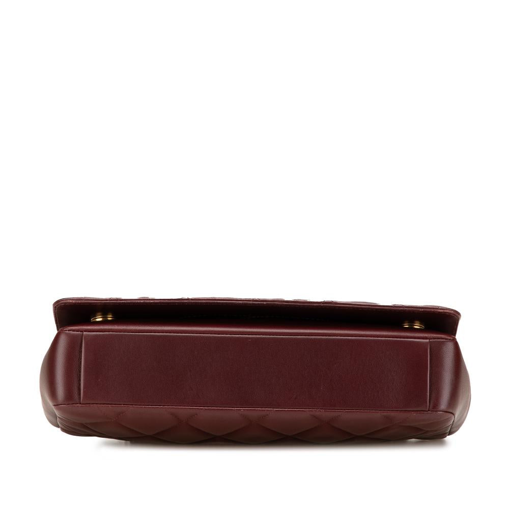 Red Leather Chanel Flap Bag