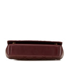 Red Leather Chanel Flap Bag