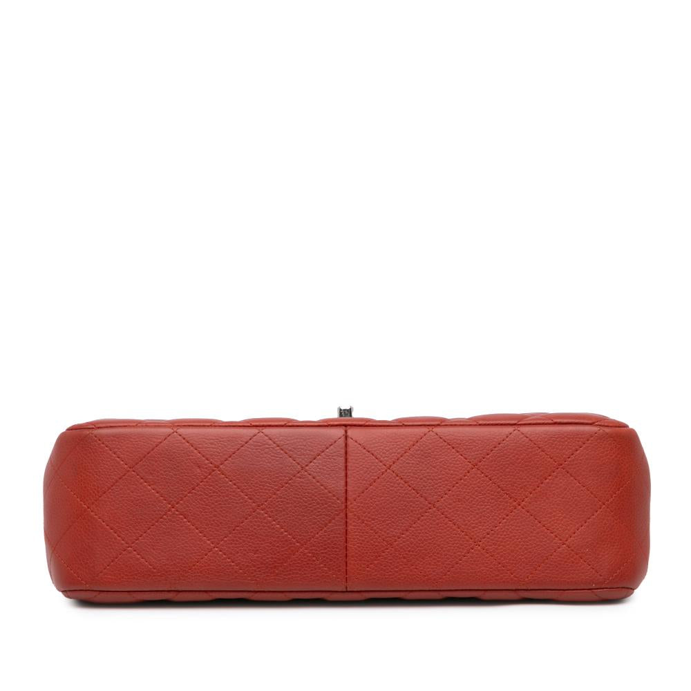 Red Leather Chanel Flap Bag