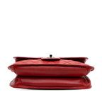 Red Leather Chanel Flap Bag