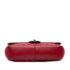 Red Leather Chanel Flap Bag