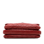 Red Leather Chanel Flap Bag
