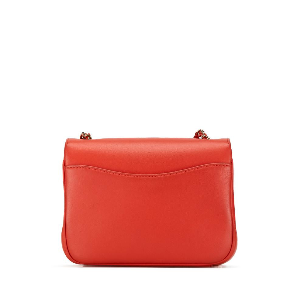 Red Leather Chanel Flap Bag