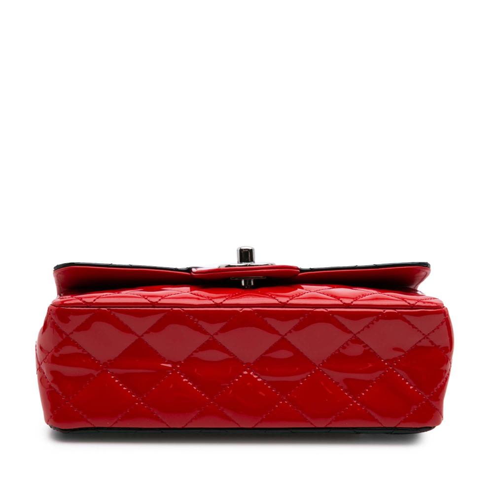 Red Leather Chanel Flap Bag