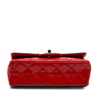 Red Leather Chanel Flap Bag