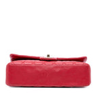 Red Leather Chanel Flap Bag