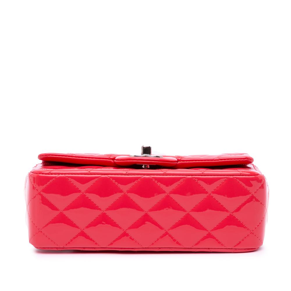 Red Leather Chanel Flap Bag