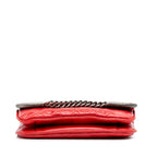 Red Leather Chanel Flap Bag