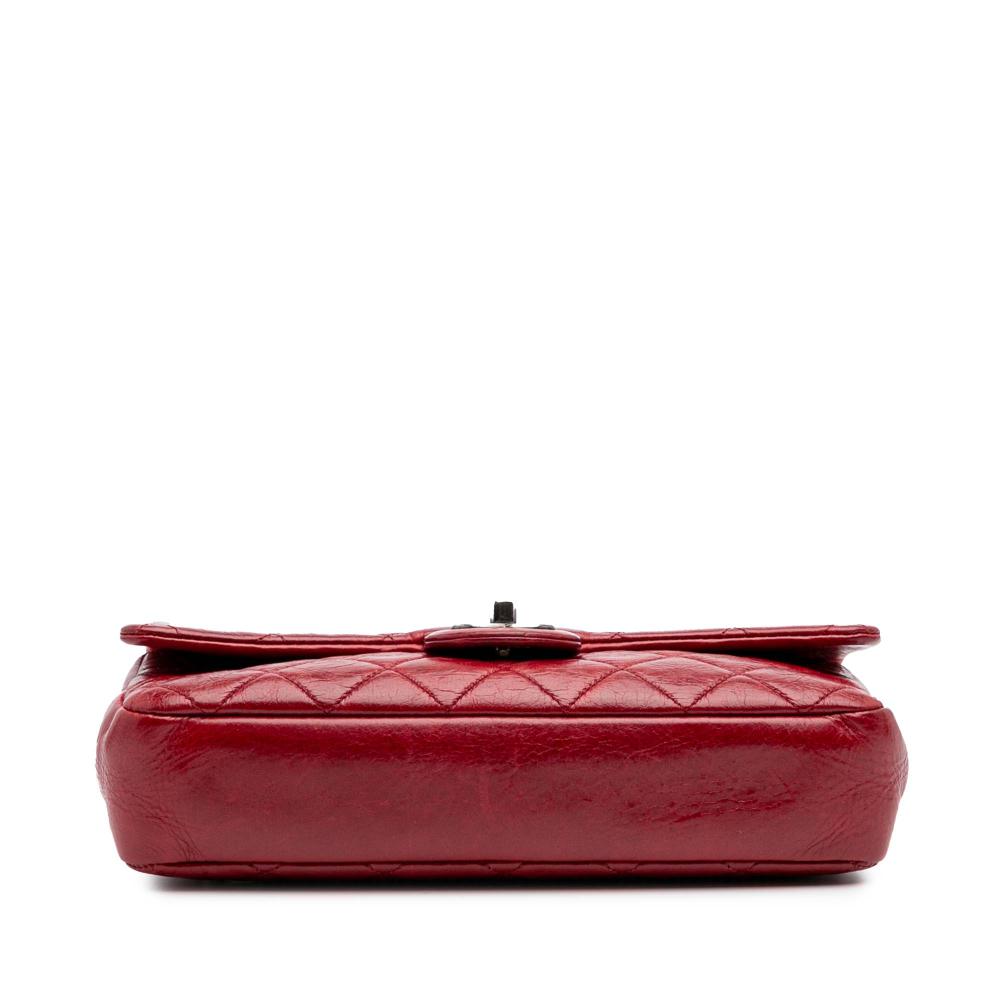 Red Leather Chanel Flap Bag
