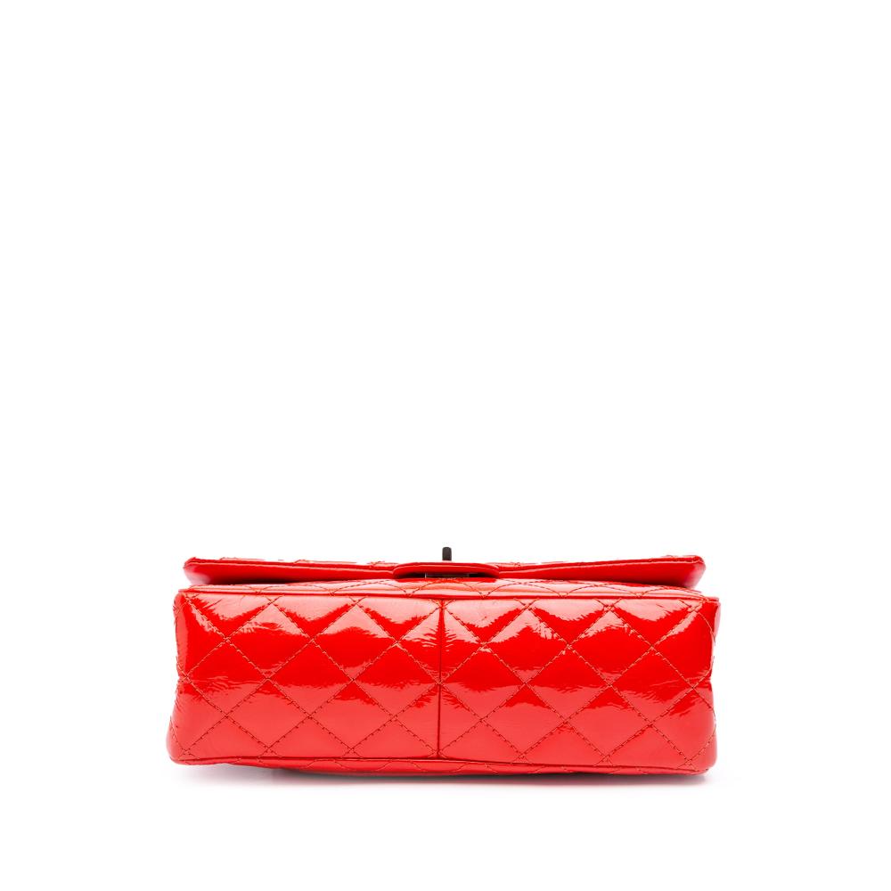 Red Leather Chanel Flap Bag