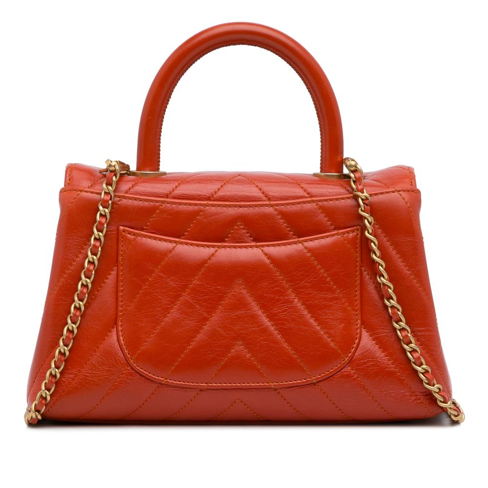 Red Leather Chanel Flap Bag