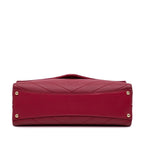 Red Leather Chanel Flap Bag