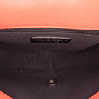 Red Leather Chanel Flap Bag