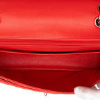Red Leather Chanel Flap Bag