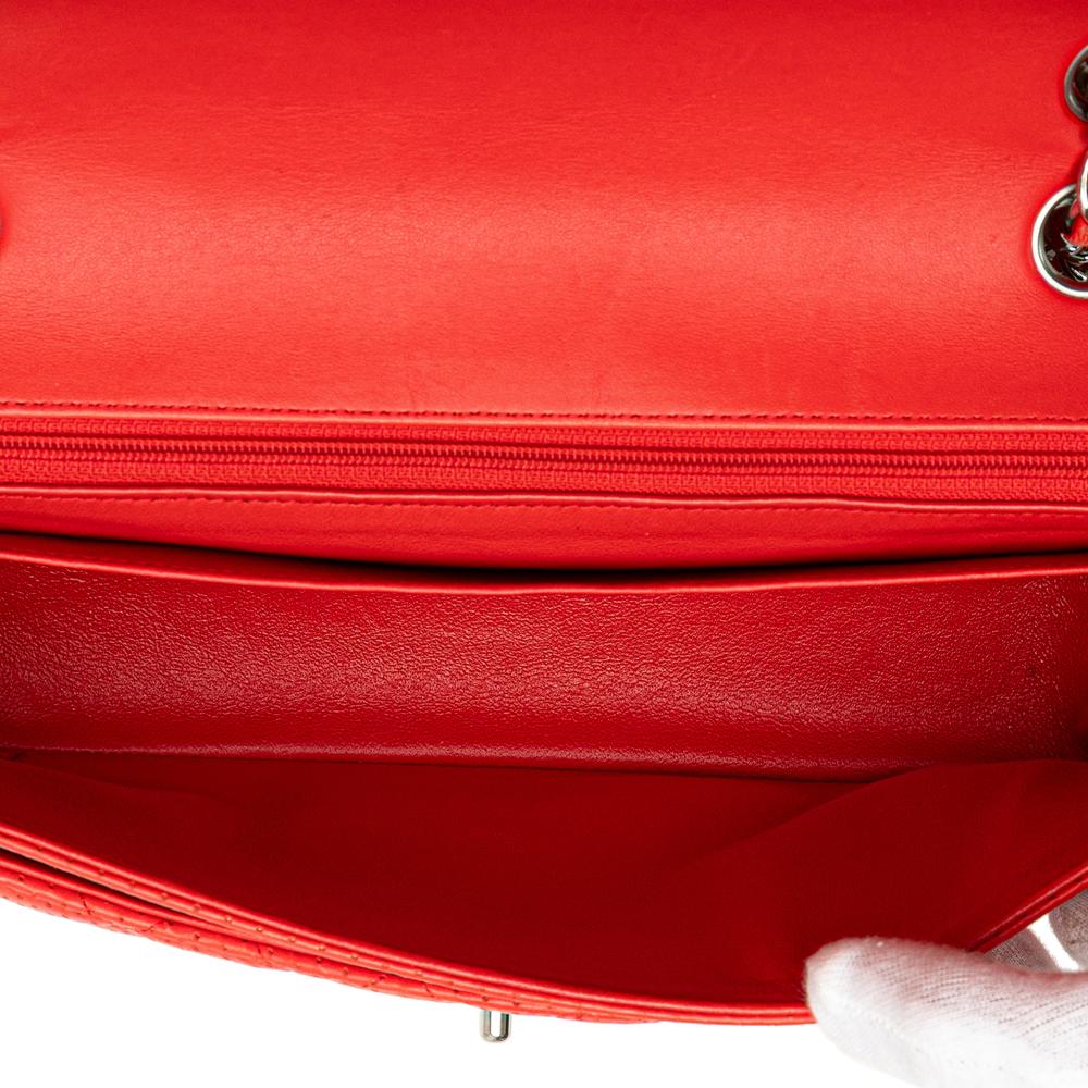 Red Leather Chanel Flap Bag