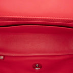 Red Leather Chanel Flap Bag