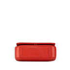 Red Leather Chanel Flap Bag