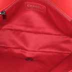 Red Leather Chanel Flap Bag