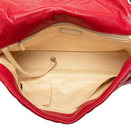 Red Leather Chanel Flap Bag