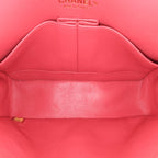 Red Leather Chanel Flap Bag