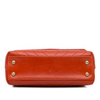 Red Leather Chanel Flap Bag