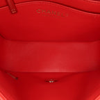 Red Leather Chanel Flap Bag