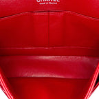 Red Leather Chanel Flap Bag