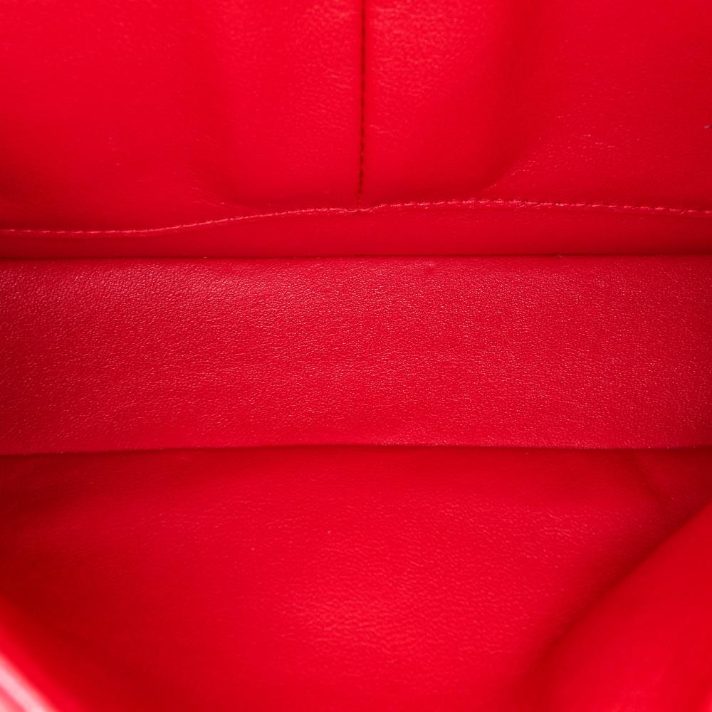 Red Leather Chanel Flap Bag