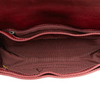 Red Leather Chanel Flap Bag