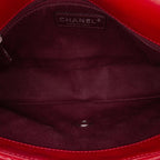 Red Leather Chanel Flap Bag