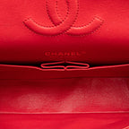 Red Leather Chanel Flap Bag