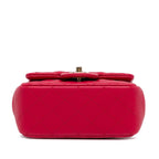 Red Leather Chanel Flap Bag