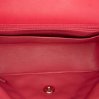 Red Leather Chanel Flap Bag