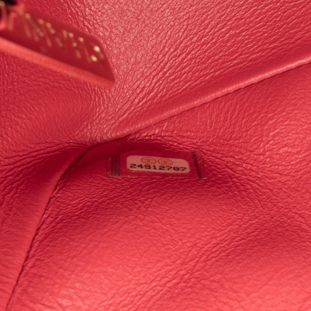 Red Leather Chanel Flap Bag
