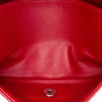 Red Leather Chanel Flap Bag