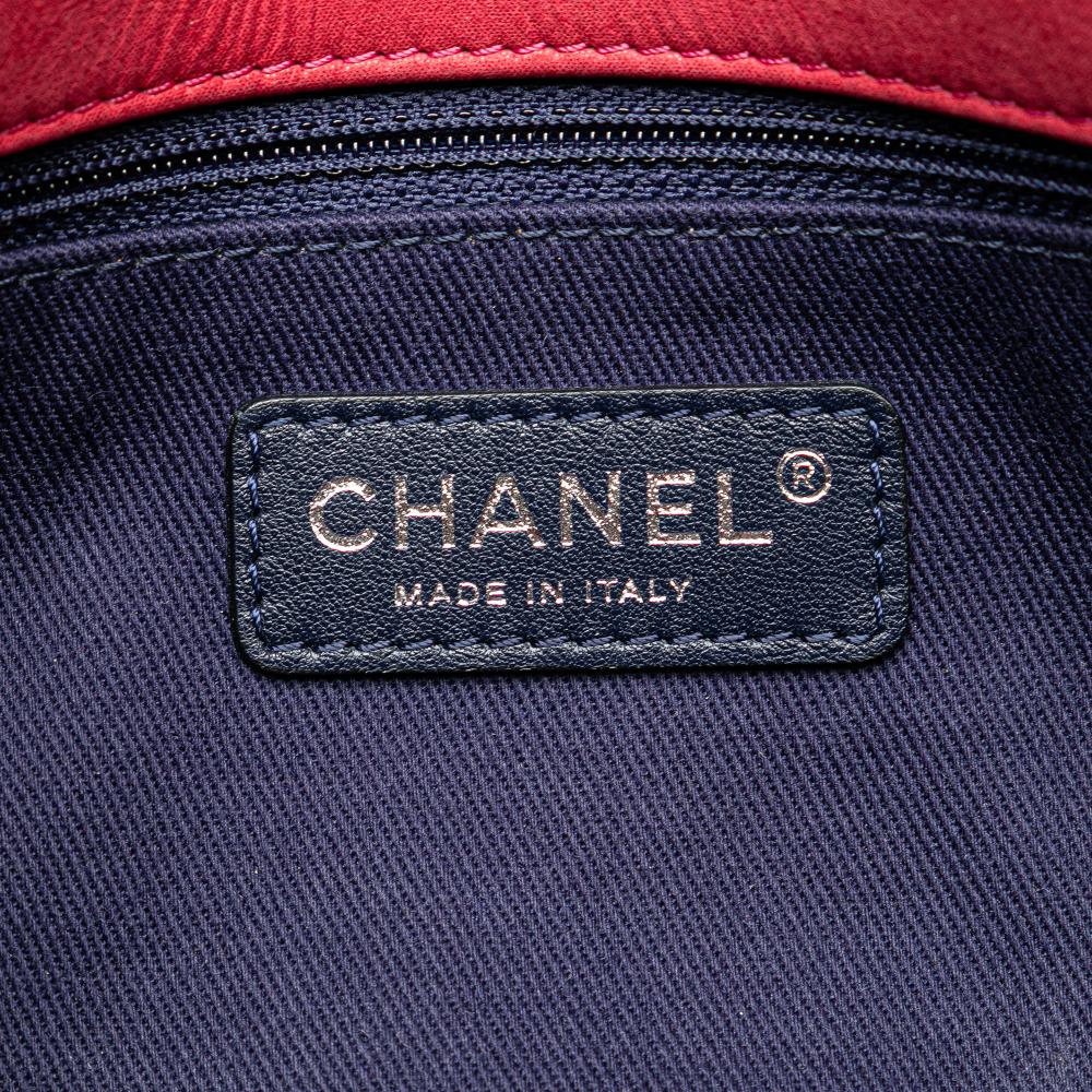 Red Leather Chanel Flap Bag