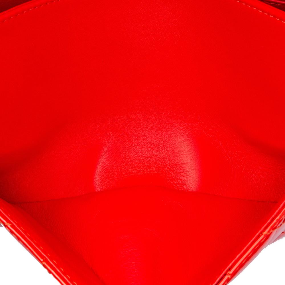 Red Leather Chanel Flap Bag