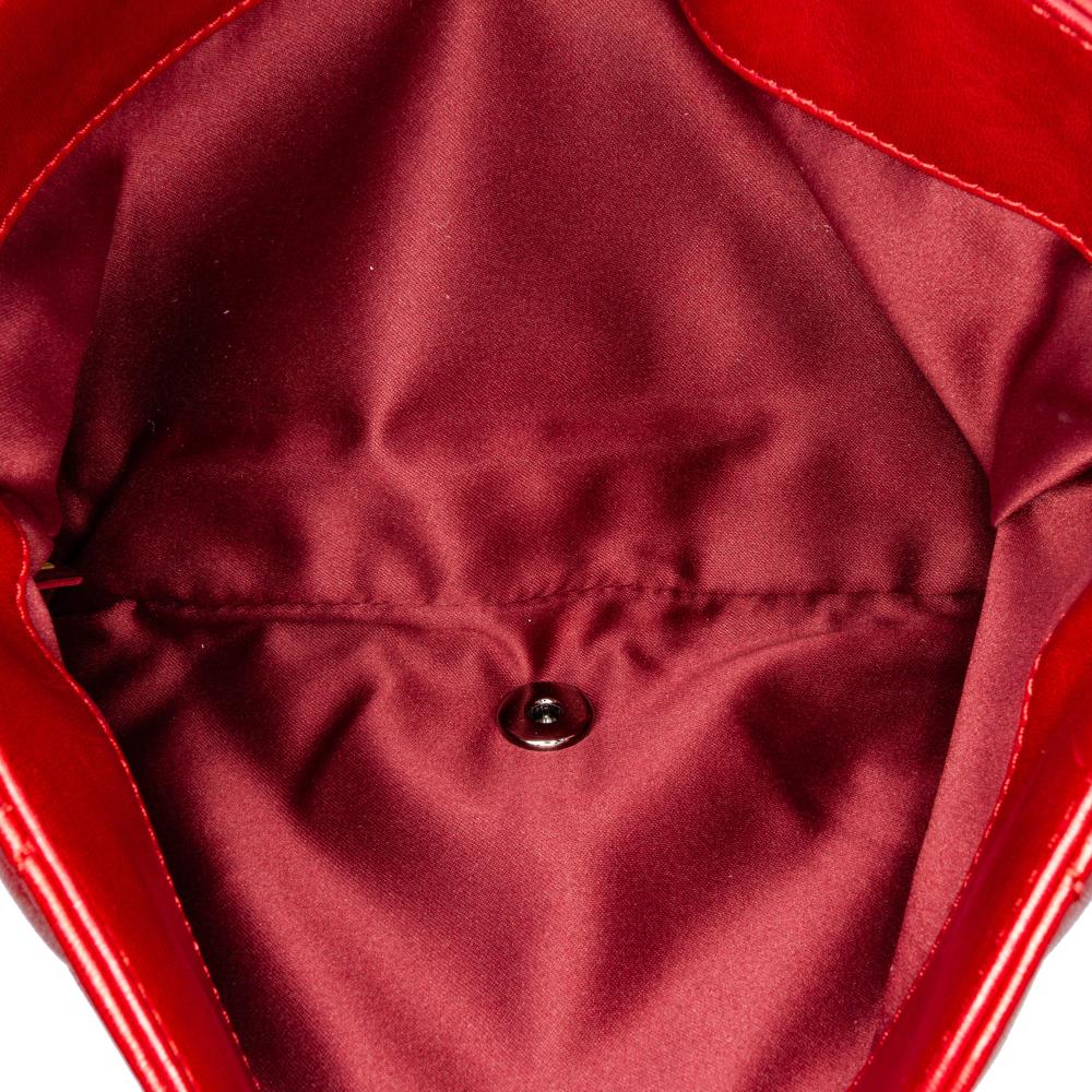 Red Leather Chanel Flap Bag