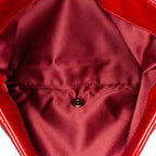 Red Leather Chanel Flap Bag