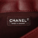 Red Leather Chanel Flap Bag