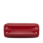 Red Leather Chanel Flap Bag