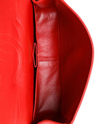 Red Leather Chanel Flap Bag
