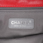 Red Leather Chanel Flap Bag