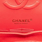 Red Leather Chanel Flap Bag
