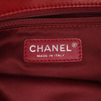 Red Leather Chanel Flap Bag